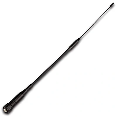 Image de Ailunce HD1 Antenne Longue SMA F Bi Bande UHF VHF 136 174/400 480MHz Compatible RT5 RT5R Baofeng UV 5R BF 888S 5R+ Plus 5RTP 5RE (Noir, 1 pcs)