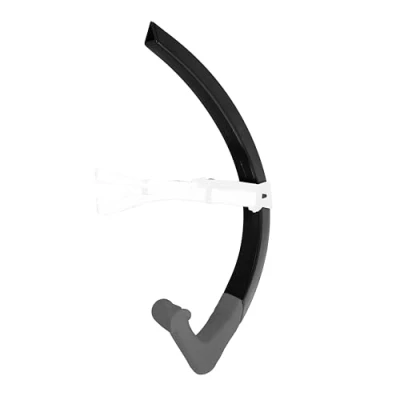 Image de Aqua Sphere Focus Snorkel Mixte, Noir Gris, Taille Unique