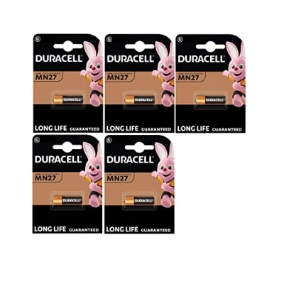 Image de 5 x Duracell MN27 27A A27 8LR732 (5 ampoules de 1 batterie) piles
