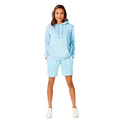 Image de Light &amp; Shade LSLSWT005 Haut Sweat Shirt À Capuche Super Soft Touch Loungewear pour Femmes, Armée, XL
