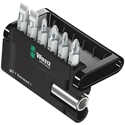 Image de Wera Mini Check 05056295001 Jeu d&#039;embouts/Porte embouts 7 pièces