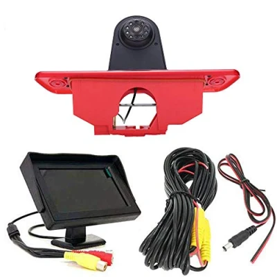 Image de 4.3&#039;&#039; Pouces TFT LCD Moniteur de Voitures + HD Vision Nocturne IR Feu Freinage Caméra recul pour Peugeot Expert 2007 2016/Fiat Scudo 2016/Citroen Jumpy 2016