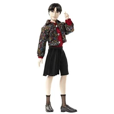 Image de BTS x Mattel poupée Prestige J Hope, à l’effigie du membre groupe de K pop en tenue scène, figurine collectionner, GKC99