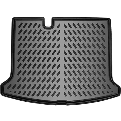 Image de ELMASLINE Bac de coffre en caoutchouc 3D pour Cupra Born 2021 2024 Tapis convient le plancher chargement standard (ne pas aux variable)