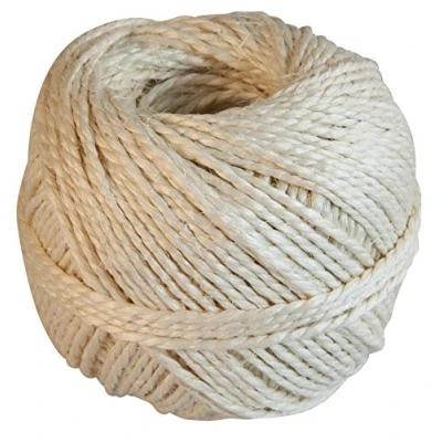 Image de Windhager 06103 Cordon de Jardin en sisal pour Colis, Ruban décoratif, 150 m x 2,5 mm, Blanc