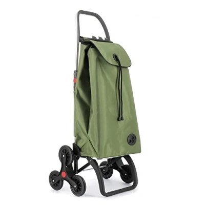 Image de Chariot de Course Rolser I Max MF 6 Roues Monte Escaliers Pliante Kaki