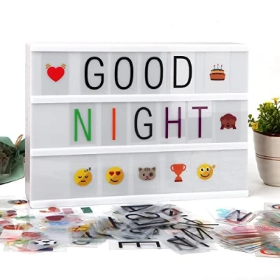 Image de EONANT Lettres pour A4, 126 Colorées, Nombres, Symboles et Emojis la Taille Quadri A4 Lightbox