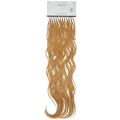 Image de Balmain Lot de 50 extensions cheveux humains à remplir Longueur : 55 cm 9 g Blond doré profond très clair 45