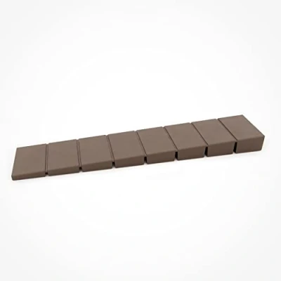 Image de 10 x sossai® Cales pour meubles/cales en plastique avec points de rupture prédéterminés intégrés MKB 100 Color : marron