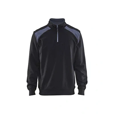 Image de Blaklader 33531158 DEMI ZIP 2 TONS, Noir/Gris, taille XXL