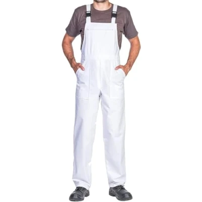 Image de Salopettes de travail pour hommes,bleu. un produit avec rapport exceptionnel prix/qualité Blanc Taille L