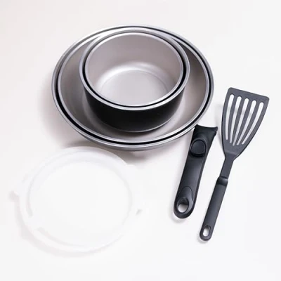 Image de Kamberg Batterie de Cuisine 8 pcs Induction Made in France Sans PFOA/PFAS