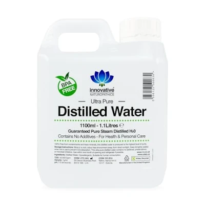 Image de Eau distillée distillation vapeur 100 % pure d’H2O 1 ml