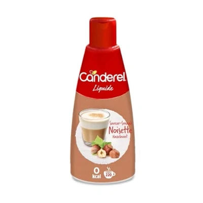 Image de Canderel Sucralose Liquide noisette Zéro calorie, sucre Édulcorant Bouteille de 200ml