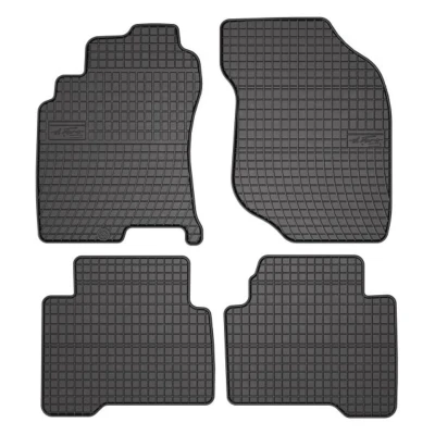 Image de FROGUM 542810 Ensemble de tapis sol Caoutchouc avant et arrière 4 noir Sur mesure NISSAN: X Trail