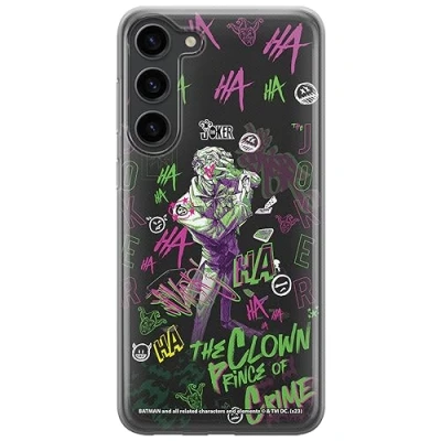 Image de ERT GROUP Coque de téléphone Portable pour Samsung S23 Original et sous Licence Officielle DC Motif Joker 027 Parfaitement adapté à la Forme du Portable, en TPU