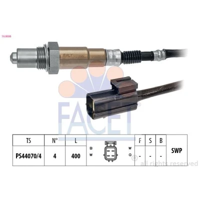 Image de EPS 1.998.098 Sonde lambda Made in Italy OE Equivalent chauffé, planaire, Filetage prégraissé NISSAN: Qashqai / Qashqai+2 I, MICRA 3