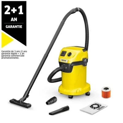 Image de Aspirateur eau et poussiere KARCHER WD 3 P V 19/4/20 Cuve polypropylene 19 L 1000W