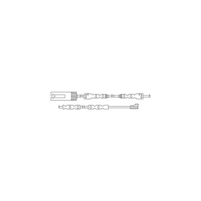 Image de DELPHI LZ0210 Kit de contact avertisseur, usure des plaquettes freins
