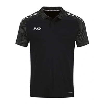 Image de JAKO Polo Performant, Mixte, Noir/Anthra Clair, 4XL