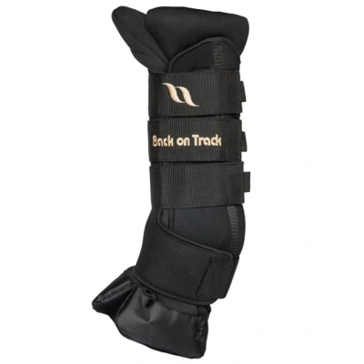 Image de Back on Track Guêtres d&#039;écurie Royal Quick Wraps Deluxe Noir/Noir