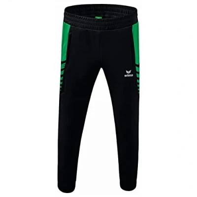 Image de Erima Mixte Enfant Six Funktionelle Wings, Black/Emerald, 128 EU