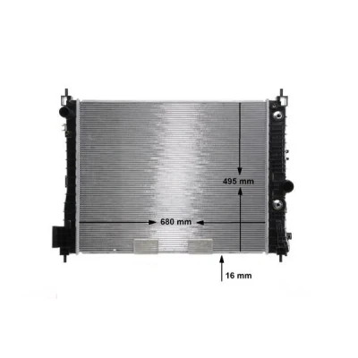 Image de MAHLE ORIGINAL CR 2263 000S radiateur du moteur 680 495 16 Grille de soudée OPEL: Mokka / X