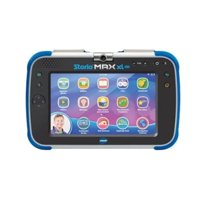 Image de VTech Storio MAX XL 2.0 Bleue, Tablette Enfants Tactile, Éducative et Sécurisée avec Grand Écran Couleur, WiFi, Android, Appareil Photo, Cadeau Enfant de 3 Ans à 11 Contenu en Français