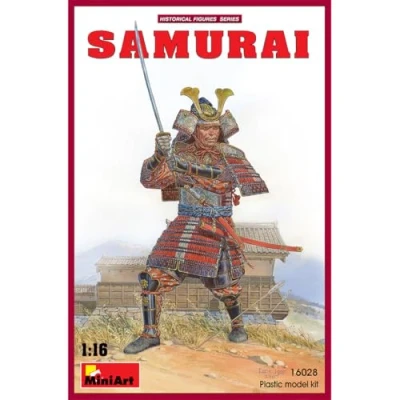 Image de MiniArt 16028 1:16 Fig. Guerrier Samouraï Reproduction fidèle à l&#039;original, modèle réduit, kit Plastique, Bricolage, Loisirs créatifs, Collage, modèle, Assembler, Non Peint, Multicolore