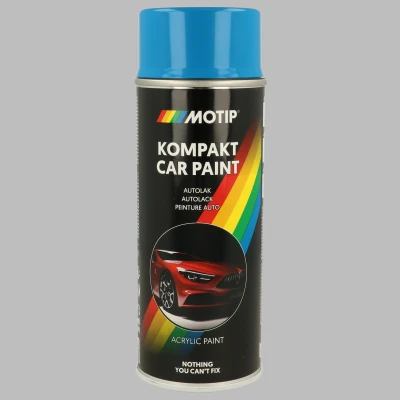Image de MOTIP 44625 Peinture combinée pour voitures aérosol Bleu Kompakt blue metallic 400 ml