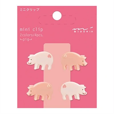 Image de Midori Mini pince, 4 pièces, cochons (43308006)