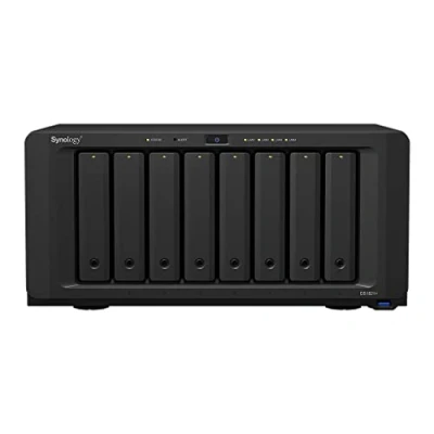 Image de Synology Seagate IronWolf DS1821+ Station de disque NAS 8 baies (AMD Ryzen V1500B Quad Core 2,2 GHz 4 Go DDR4 ECC SODIMM x 1 GbE RJ 45 LAN Port) 32 To avec