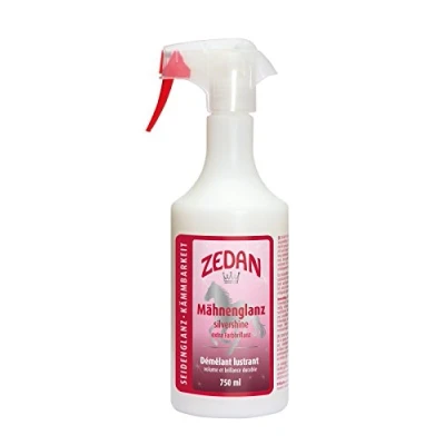 Image de Zedan Brillance pour crinière, Fourrure et Queue, 750 ML, Une Soyeuse, Un peignage Optimal Plus de Volume