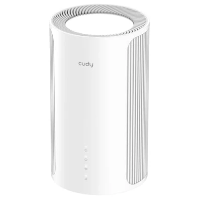 Image de Cudy P4 AX3000 Wi Fi 6 pour toute la maison, routeur cellulaire 5G, MU MIMO, antennes internes, fente SIM déverrouillée, Mesh, application App, serveur VPN et support client