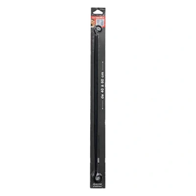 Image de Douceur d&#039;Intérieur SPIRALIA Tringle Deco Extensible 10mm, Noir, 40 &lt; 60 cm