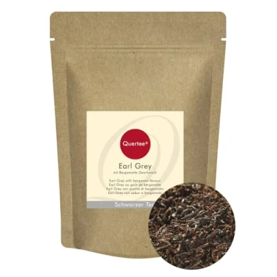 Image de Quertee Earl Grey Premium au goût de bergamote 200 g Thé noir Style classique en vrac