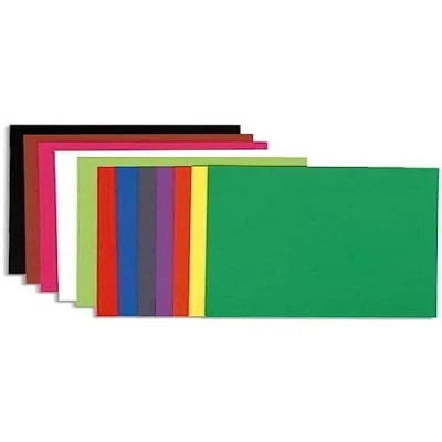 Image de EXACOMPTA Paquet de 100 chemises FLASH 220 en carte recyclée 220g, coloris teintes vives assortis