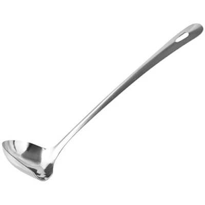 Image de Fackelmann 24357 Lara Cuillère à Sauce Acier Inoxydable Argent 28 x 7,8 6,5 cm