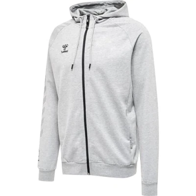 Image de Hummel Hmlmove GRID Sweat zippé, Homme, Taille: XL, Grey melange