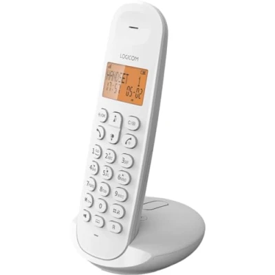 Image de Téléphone Fixe sans fil Logicom Iloa 155T Blanc