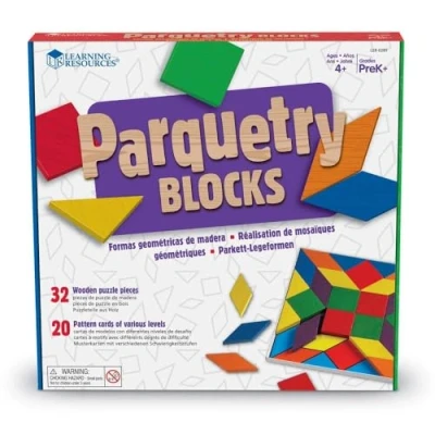 Image de Learning Resources Formes de marqueterie et cartes