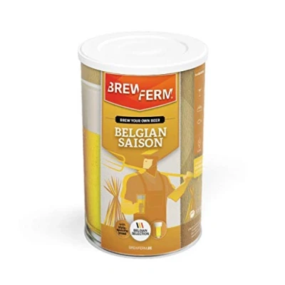 Image de Brewferm Kit de bière Belgian Saison Biere a Faire soi Meme 15 litres Arôme épicé et poivré