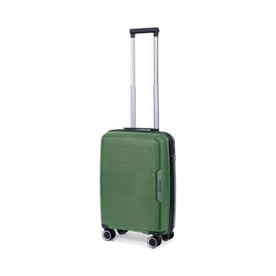 Image de TravelZ Swinger Valise Polypropylene Cabine Bagage a Main Petit avec Serrure TSA (Vert, 55cm)