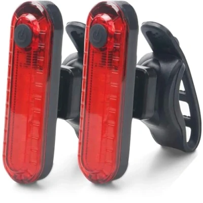 Image de USB Rechargeable Eclairage Arrière Vélo Lampe LED pour Rouge Ultra Lumineuse et Facile à Installer Une Sécurité Optimale[2 Pack]