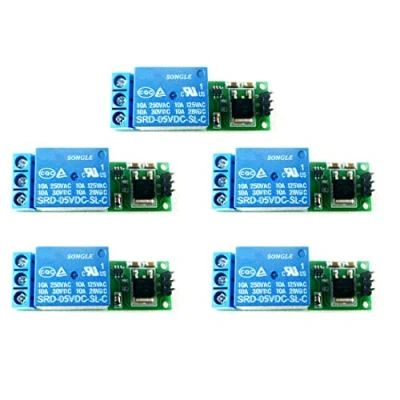 Image de FYOBOT 5 Pi¨¨Ces 6 24V Relais de Verrouillage ¨¤ Bascule Bistable Autobloquant Module D¨Clenchement Faible Impulsion