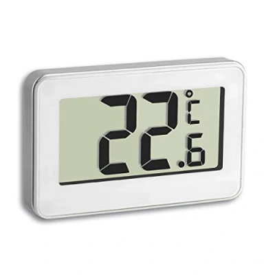 Image de TFA Dostmann Thermomètre digital, 30.2028.02, polyvalent, mesure de la température dans le réfrigérateur, bien lisible, blanc