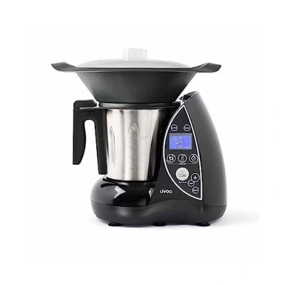 Image de Livoo Robot culinaire chauffant DOP142G 12 fonctions, 3L, niveaux de puissance, minuterie 60 min, 20C à 120C