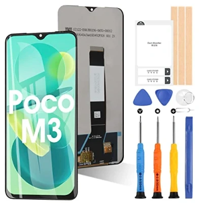 Image de Écran pour Xiaomi Poco M3 M2010J19CG / Redmi 9T M2010J19SG LCD Tactile Digitizer Réparation Pièces de Rechange avec Outils (Pas Mi 9T/Redmi Note 9T)