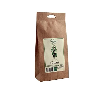 Image de L&#039;Herbier de France Cassis Feuilles Bio Sachet Kraft 40 g