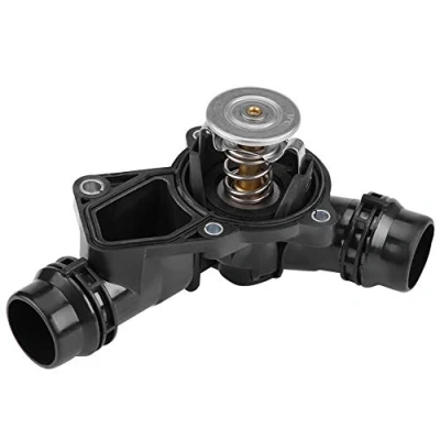 Image de Thermostat, KIMISS 11531437040 thermostat avec Boîtier et joint plastique métal d&#039;eau de pour E46 E39 X5 X3 Z3 Z4 330i 525i 530i 325i